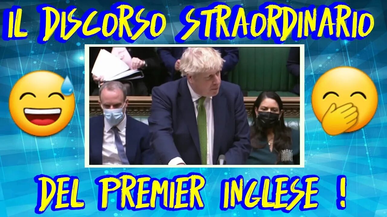 Boris Johnson annuncia la fine delle restrizioni ! (VIDEO)