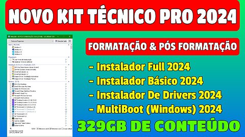 NOVO! KIT TÉCNICO PRO 2024 - KIT PARA TÉCNICOS DE INFORMÁTICA