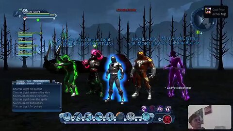 DCUO jogo da liga da justiça Neo live Show saga de life CGemini fugindo