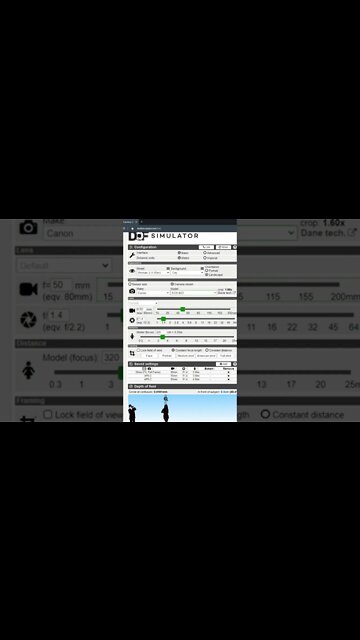 Profundidade de campo simulador. #dicasdefotografia #filmmaking #videomaker #fotografia