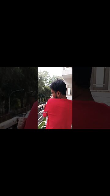 software engineer shows his 4 months old baby his college campus #shorts #shortsvideo