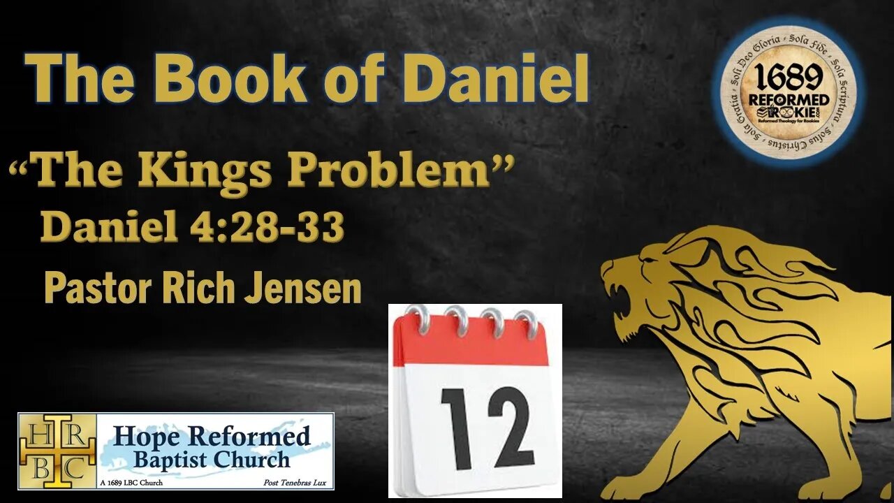 Daniel 4:28: The Kings Problem