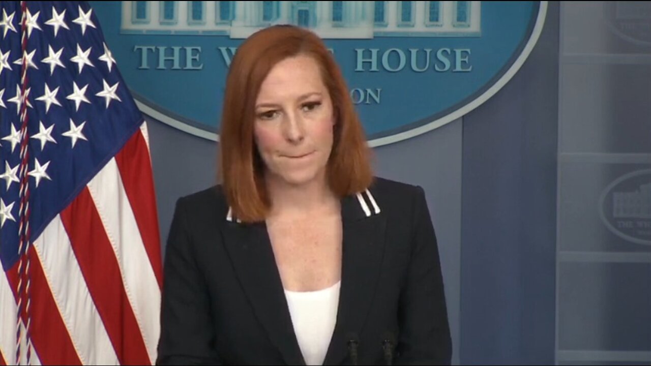 Reporter Confronts Psaki About Biden's Racist Past and She Can't Handle It