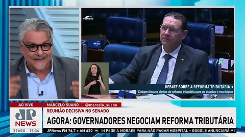 Senadores e governadores se reúnem para debater reforma tributária | LINHA DE FRENTE