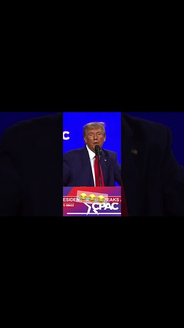 President Trump channeling that 2016 energy again speaking at #cpac2023 #shorts #trump