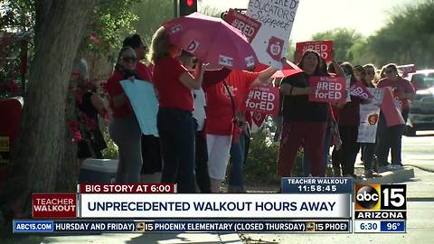 Emotions running high on both sides of Red for Ed walkout movement