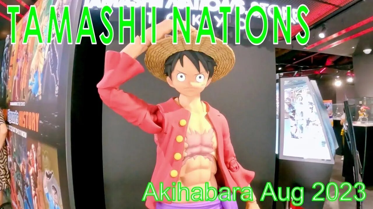 TAMASHII NATIONS STORE TOKYO Akihabara Aug 2023 Part 2 of 2【GoPro】魂ネイションズ東京 秋葉原 2023年8月 Part 2 of 2