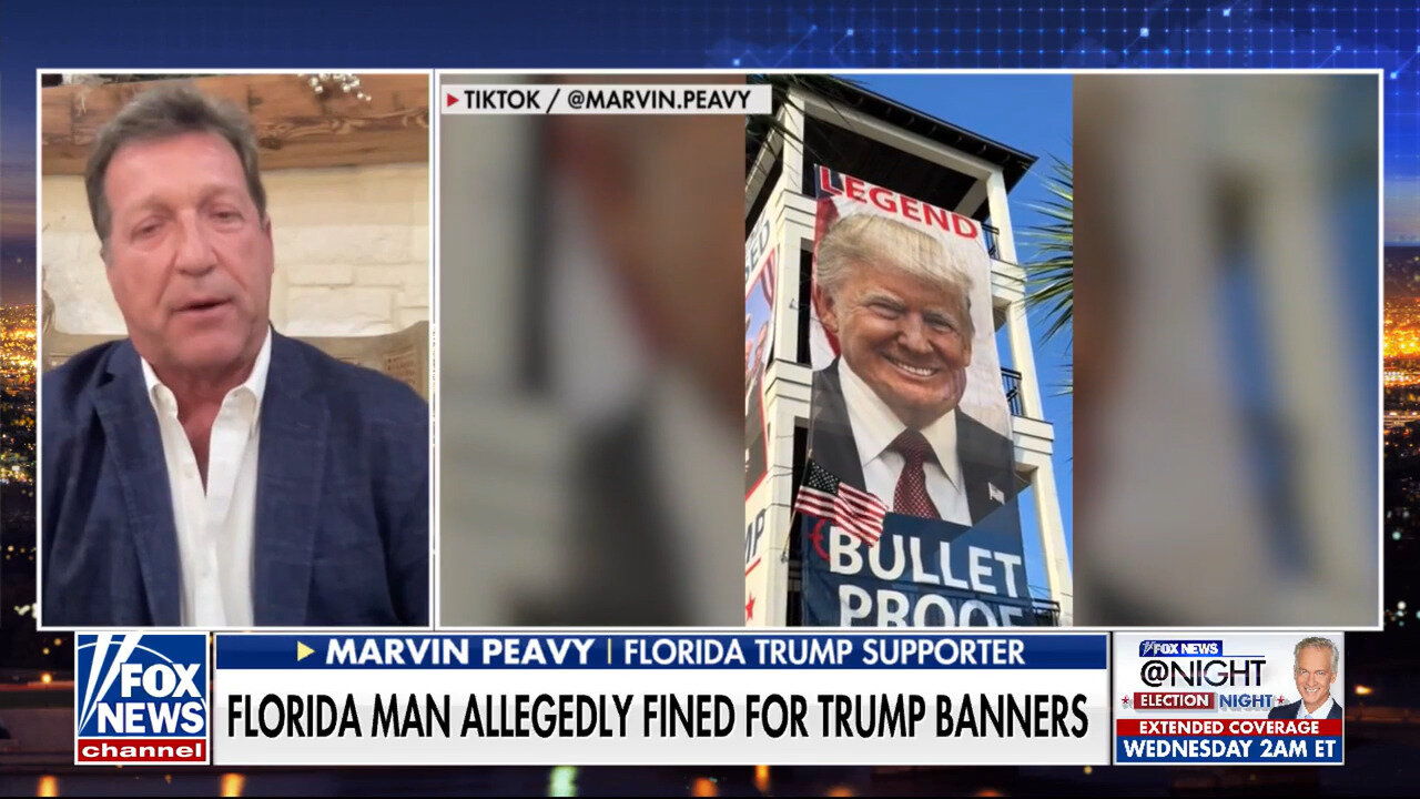 Florida Man Reportedly At $63,000 In Fines For His Giant Trump Signs