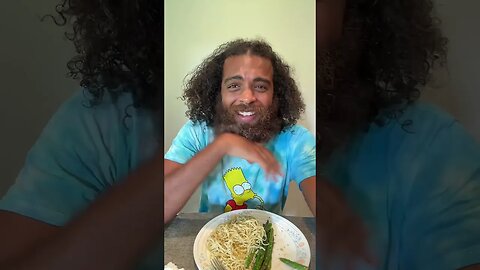 Italian pasta and asparagus live with Rock Mercury ￼on tiktok