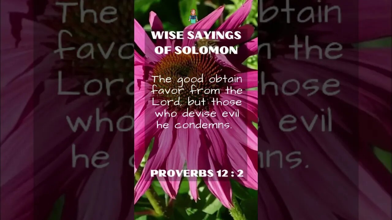 Wise Sayings of Solomon | Proverbs 12:2