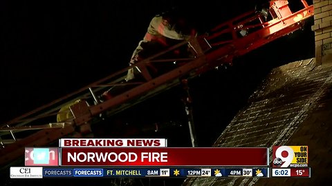 Norwood fire destroys home