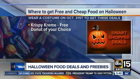 Halloween food deals and freebies