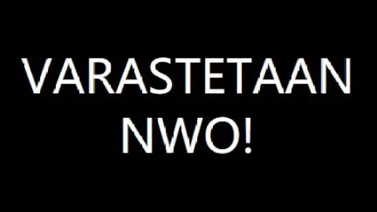 Varastetaan uusi maailmanjärjestys!