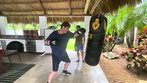 In the lab with Jorge Masvidal - my boxing match is Saturday July 22nd!