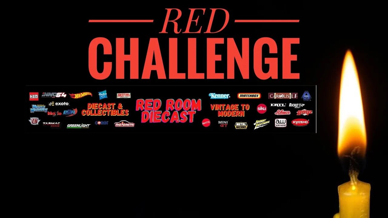 Red car challenge Tribute to Bog @RedRoomDiecast