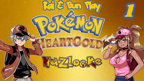 Pokémon Heartgold Nuzlocke #1 | Kai and Bun Play (Livestream)