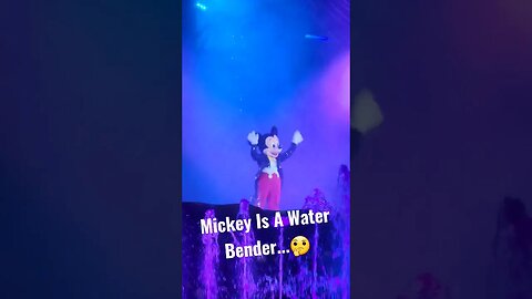 Disney's Fantasmic | I didn't Know Mickey Could Bend Water 🤯