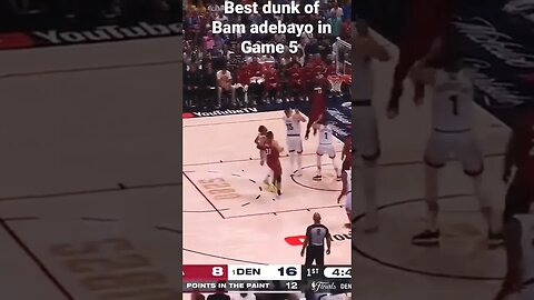 Best dunk of Bam adebayo in Game 5 #nbaplayoffs #basketballhighlights