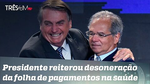 Bolsonaro fala em manter Guedes na Economia, apesar de possível recusa pela idade