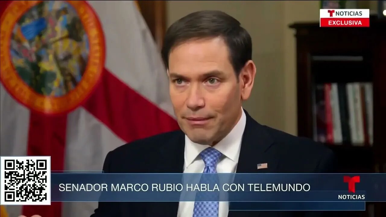 Rubio Habla en Exclusiva con Noticias Telemundo