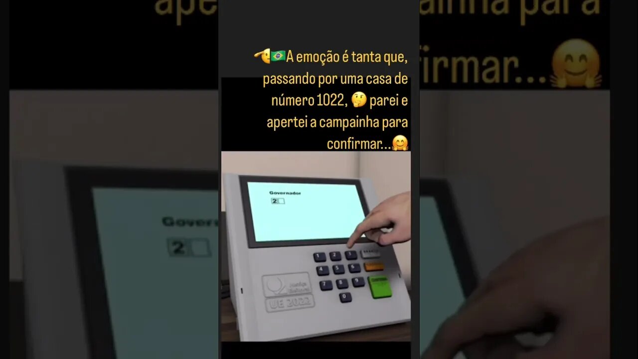 🗳🫡🇧🇷Passando por uma casa de n° 1022, parei e apertei a campainha para confirmar. 🤗