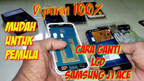 Cara Ganti Lcd Samsung J1 Ace (J111F) Sangat Mudah Pemula Bisa @stay0301