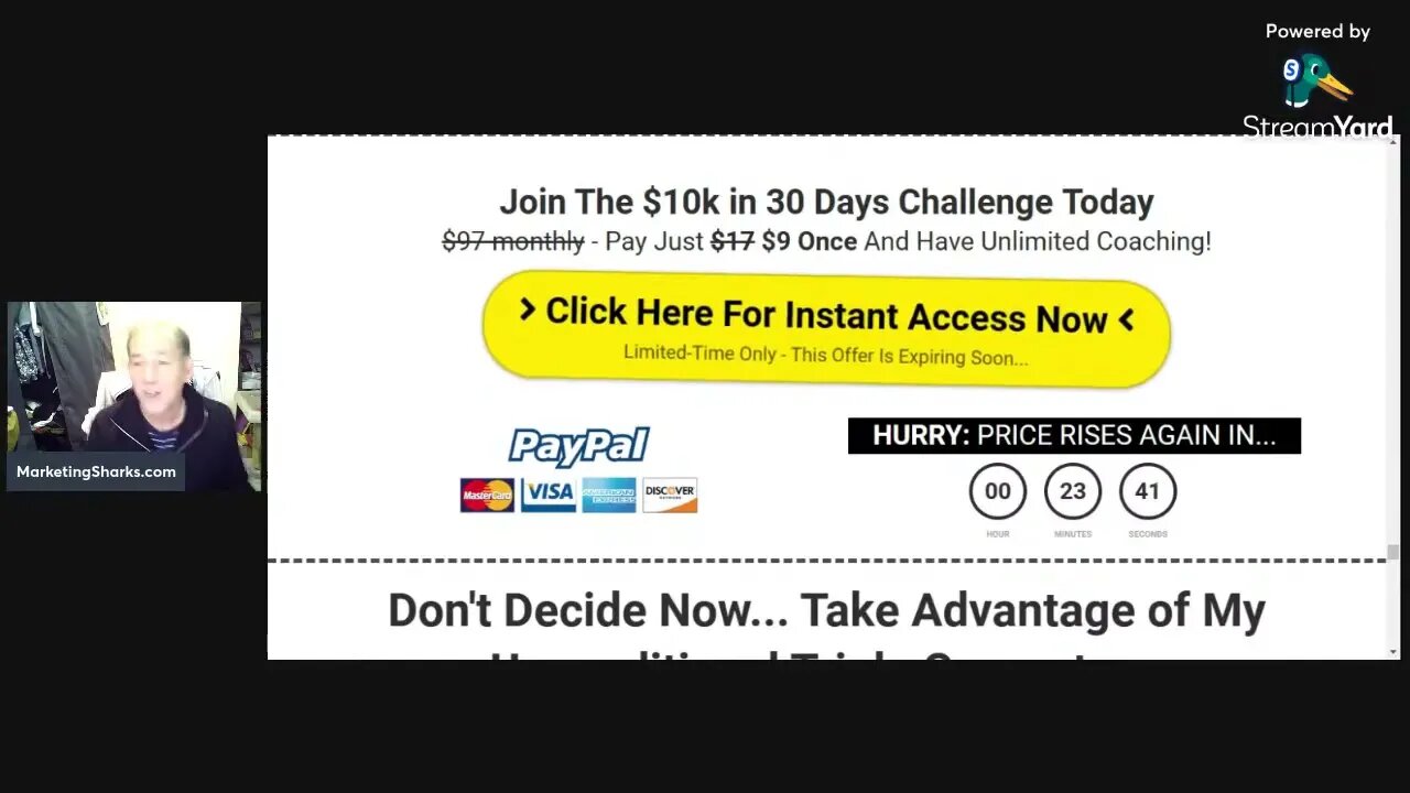 $10k In 30 Days Challenge – New Years Sale From Luther Landro - $9!!!!!!!