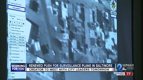 Renewed push for surveillance plane in Baltimore