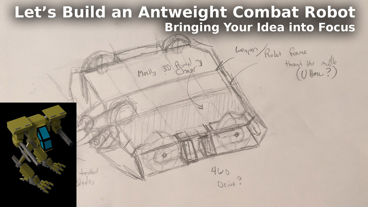 Build Your First Antweight Combat Robot - Part 1 - Defining the Parameters