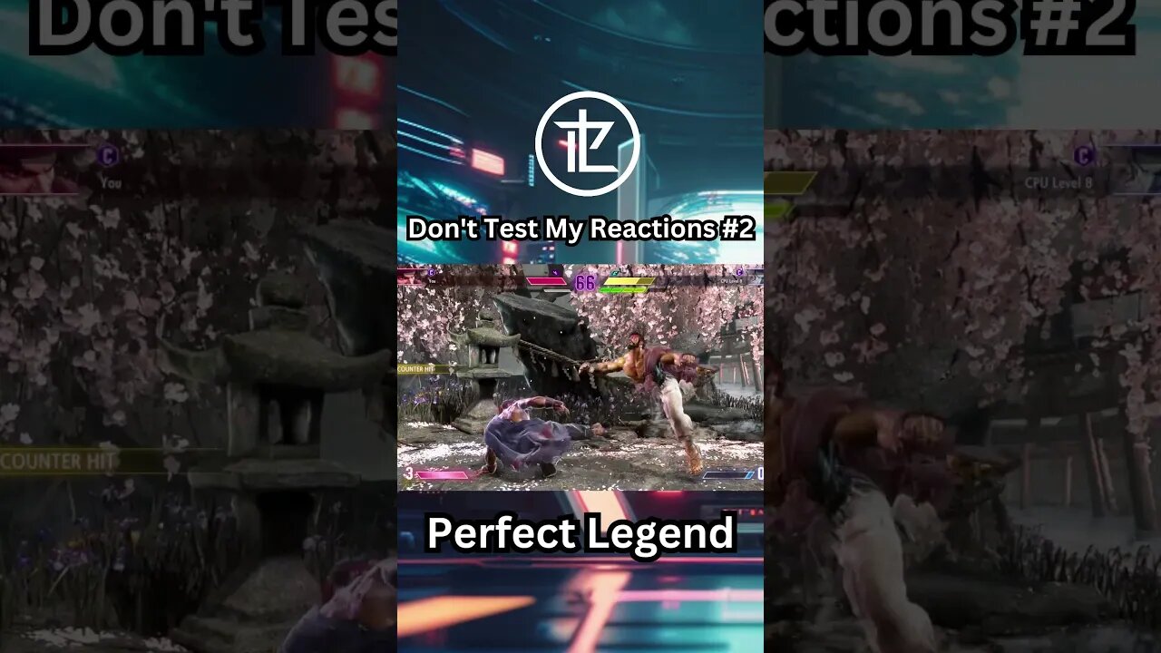 Don't test my REACTIONS in Street Fighter 6 pt. 2 #shorts