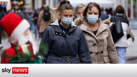 UK COVID cases hit 93,045 - a new record for third day running