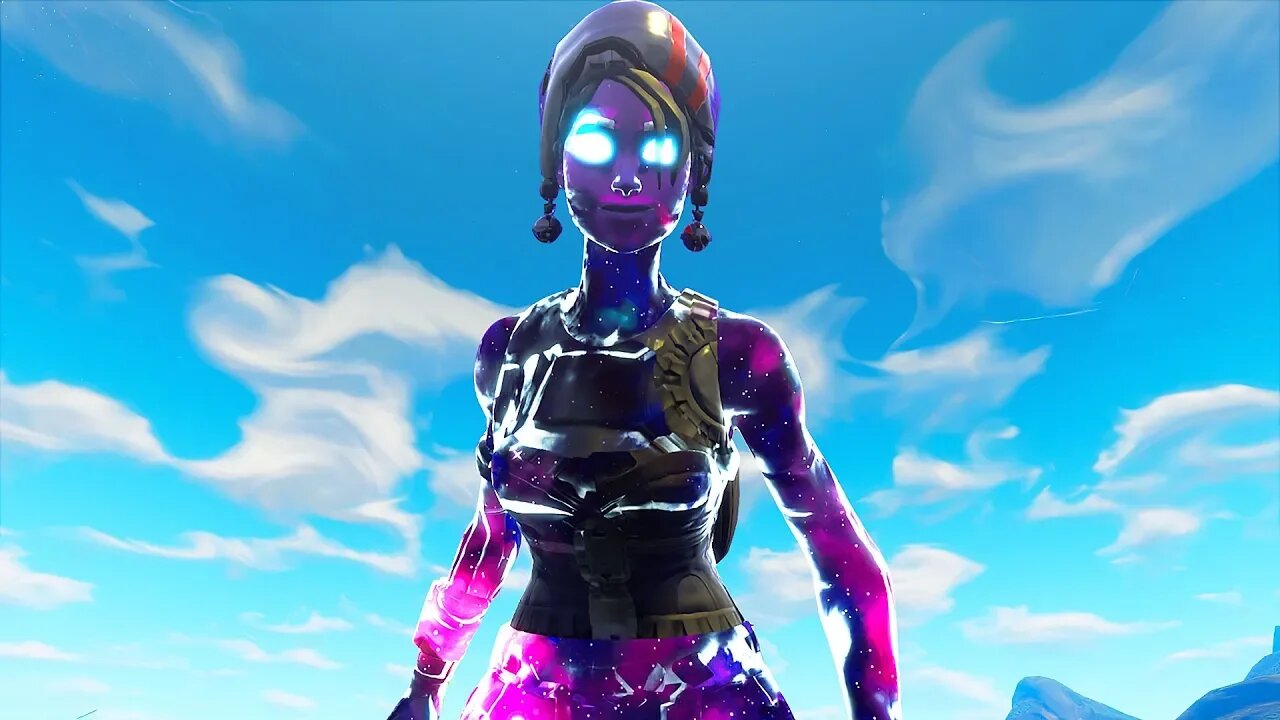 Female galaxy skin in fortnite...