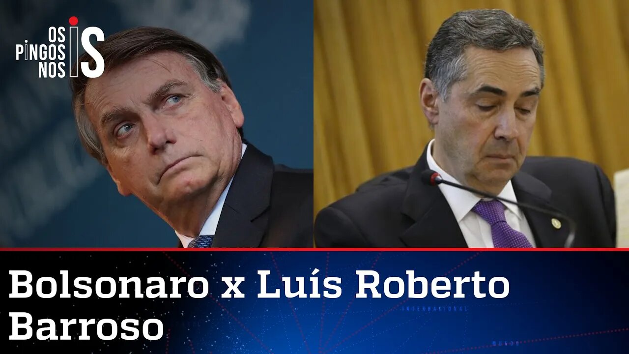 Bolsonaro sobe o tom contra militância de Barroso e cobra eleições limpas em 2022