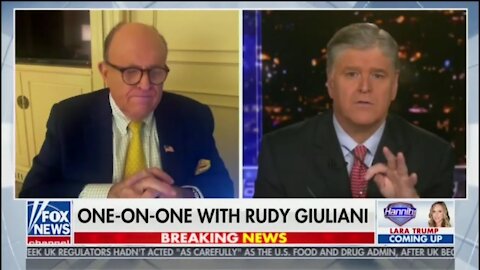 Giuliani: "Courts Not Needed", Reveals Judge Bias, Hannity Says Enough Fraud Votes To Flip Election