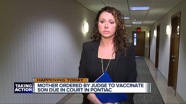 Metro Detroit mom has court hearing for not vaccinating son, could go to jail