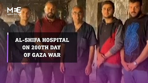 Al-Shifa Hospital left in destruction on 200th day of Gaza war