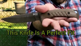 SOG Pillar-USA made fixed blade knife. Unboxing, testing, and review.