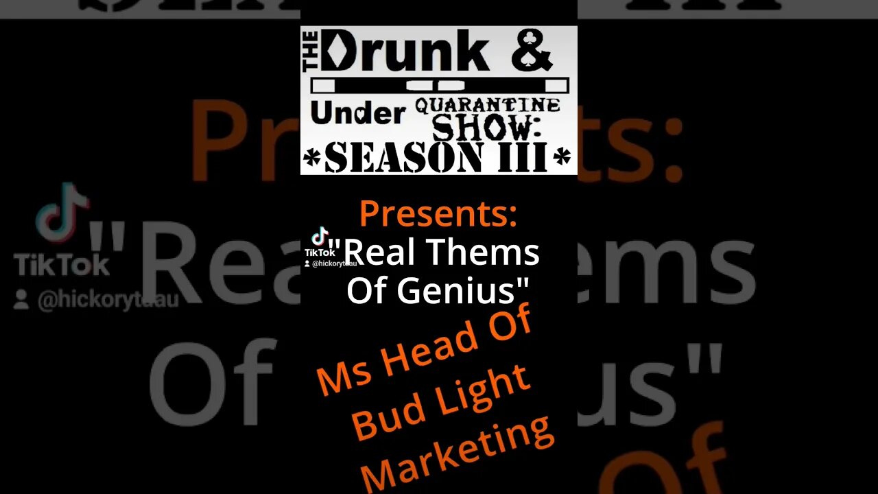 Real Thems Of Genius: Ms. head of #budlight marketing