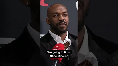 "I'm going to finish Stipe Miocic." Jon Jones On Potentially Facing Stipe