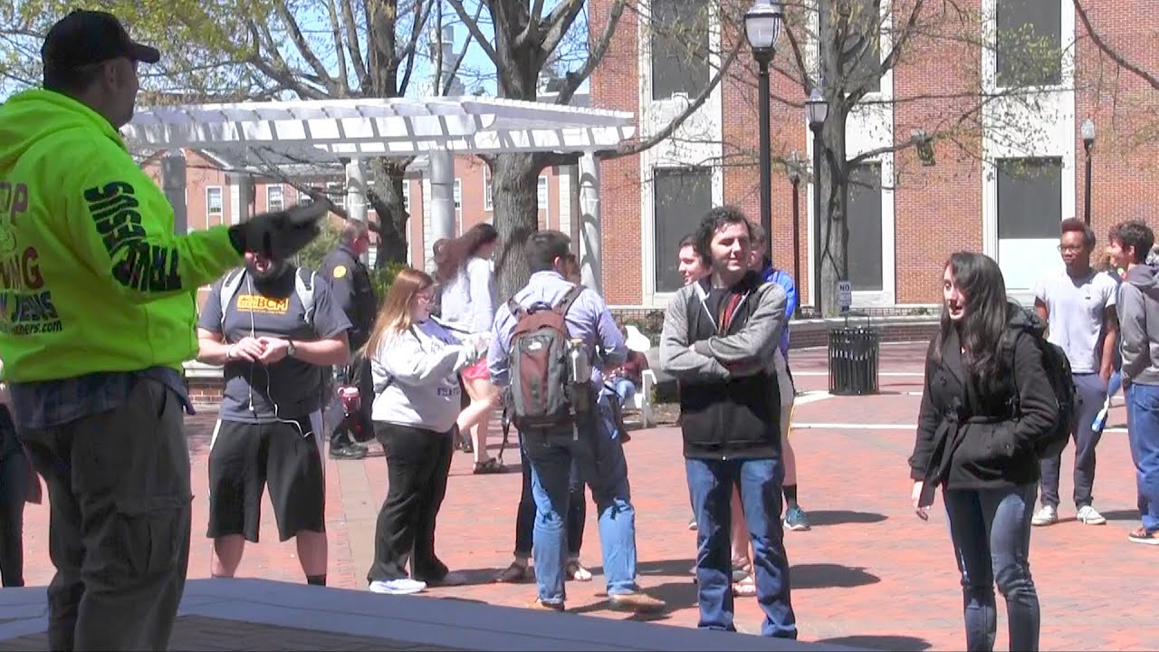 Dealing W/Hypocrites at Tennessee Tech (TTU) | Open Air Preaching | Kerrigan Skelly