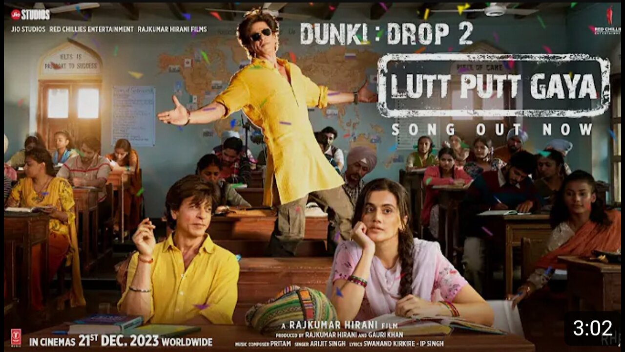 Dunki Drop 2:Lutt Putt Gaya Bollywood Songs