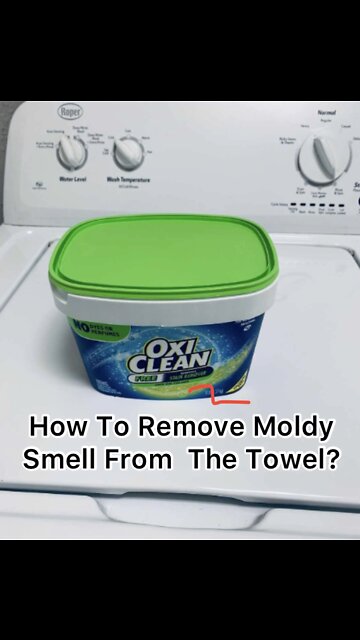 How To Remove Moldy Smell From The Towel?
