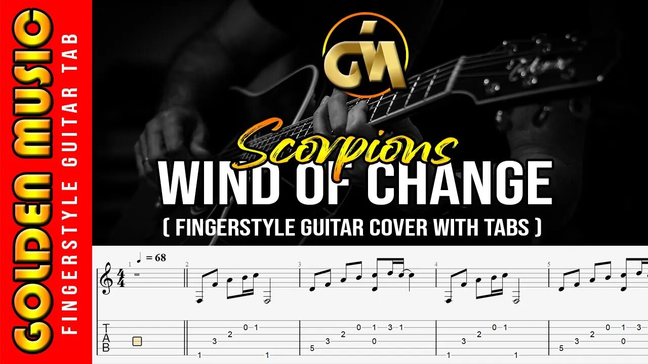 Wind Of Change - Scorpions ( Fingerstyle Guitar Cover With TAB )