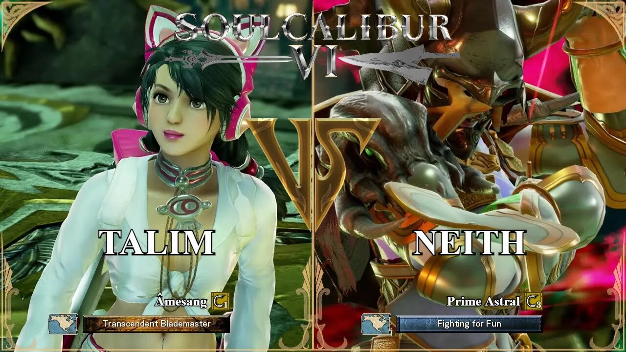 SoulCalibur VI — Amesang (Talim) VS Prime Astral (Neith) | Xbox Series X Ranked