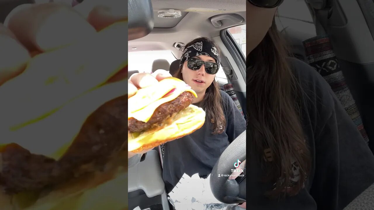 Arby’s Wagyu @arbys @MikeMajlakVlogs #cheeseburger #foodreview #burger #food #arbys #shorts