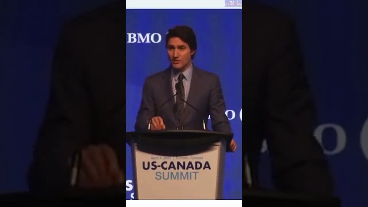 A petulant and smug Justin Trudeau speaks about the economic pie.