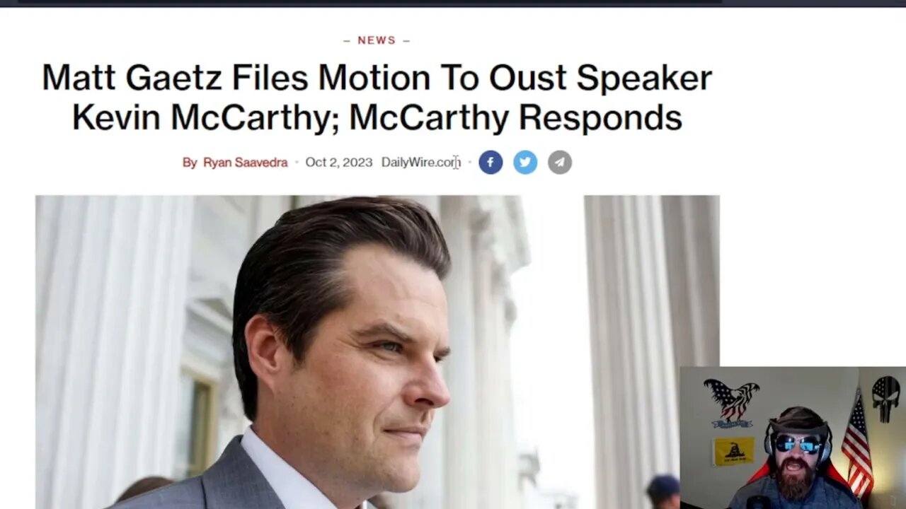 Matt Gaetz Is Done With Kevin McCarthy, GOP Civil War?