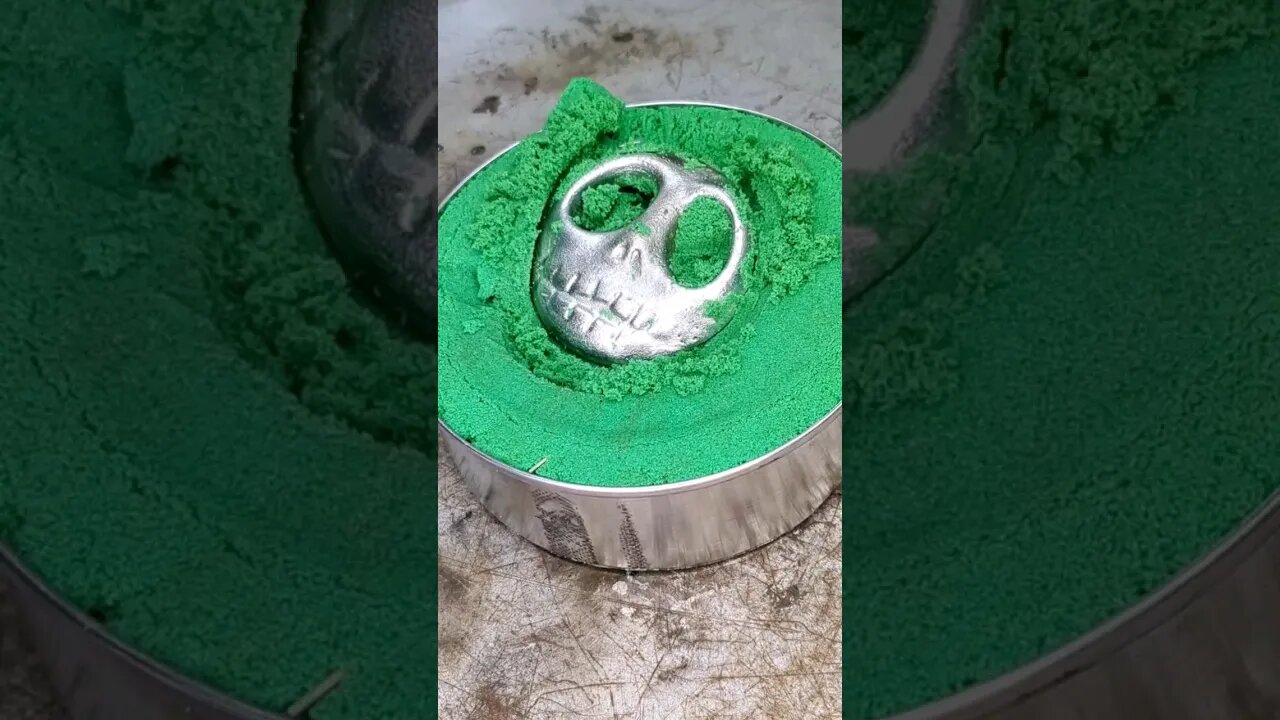 Amazing Metal Casting #shorts #nightmarebeforechristmas #cool