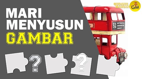 Latih kemampuan daya fikir anak || mainan anak || menyusun Gambar Bus Tingkat