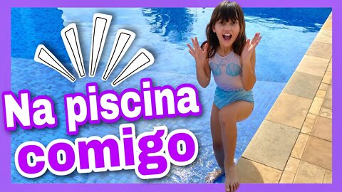 NA PISCINA COMIGO! Um dia inteiro - 3 irmãs demais